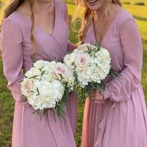 Beautiful Blush Kanali K Bridesmaids Dress